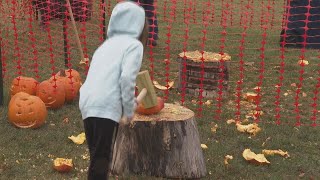 First annual Pumpkin Bash hopes to raise awareness about composting [upl. by Autry]