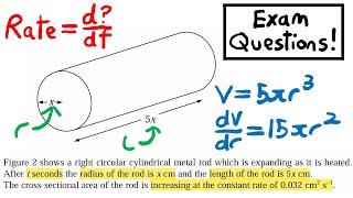 Rates of Change and Differential Equations  Differentiation Year 2  Edexcel A Level Maths [upl. by Llehsam]