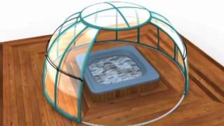 Topwebshopnl  Dome Orlando®  Overkapping voor jacuzzis [upl. by Ebeneser]