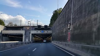 Dashcam Beelden A22 A9N205 en N201 Velsertunnel [upl. by Robinetta]