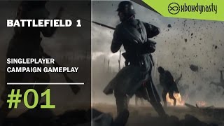 Battlefield 1  Single Player Part 1  Campaign  Storm of Steel [upl. by Holbrook]