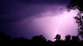 Heavy Thunderstorm Sounds  Relaxing Rain Thunder amp Lightning Ambience for Sleep  HD Nature Video [upl. by Olag]