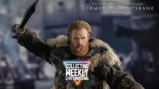 Threezero Tormund Giantsbane  Collecting Weekly Live Unboxing [upl. by Enyawd806]