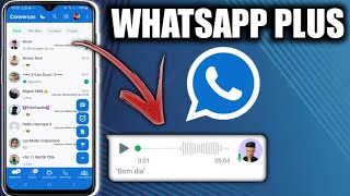 🛑 WHATSAPP PLUS V2000 TRANSCREVER ÁUDIO MODO ESPELHO MARÇO 2024 😱😱 [upl. by Anaeed700]