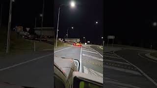 The last ever bridge beam for the Gympie bypass lovewhatyoudo oversizedload nkr pilotlife [upl. by Ocirederf]