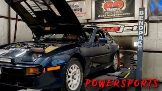 Porsche 944 LS Swap Dyno Tuning [upl. by Eidnahs]