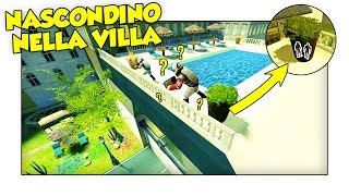 Gmod ITA  NASCONDINO 99 IMPOSSIBILE NELLA VILLA CON PISCINA w Two Players One Console [upl. by Liamaj]