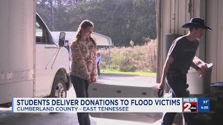 Cumberland County students deliver donations to flood victims [upl. by Krutz934]