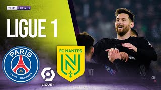 PSG vs Nantes  LIGUE 1 HIGHLIGHTS  11202021  beIN SPORTS USA [upl. by Yelda]