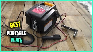 Top 5 Best Portable Winches Review  Master Lock Electric WinchElectric Trailer Winch 2024 [upl. by Brad]