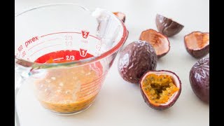 How To Make Passion Fruit Syrup [upl. by Lati905]