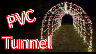 How to build a Christmas archway tunnel out of PVC [upl. by Cecilius503]