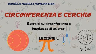 Esercizi su circonferenza e lunghezza di un arco  Circonferenza e cerchio  Lezione 4 [upl. by Holmann]