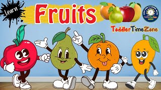 Fruit Adventure for Kids  Learn Fruits with Name  Fruits Name for Toddlers and Preschool kids [upl. by Alyek]