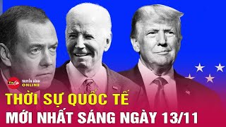 Toàn cảnh thời sự quốc tế sáng 1311 Ông Trump nói gì về quotkế hoạch hòa bìnhquot của ông Zelensky [upl. by Maryellen]