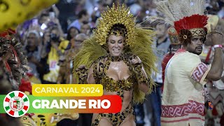 Grande Rio 2024  Super Esquenta da Bateria [upl. by Arramas803]