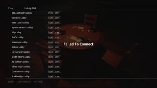 Liars Bar Failed To Connect To Join Lobbies Solved [upl. by Arvy]