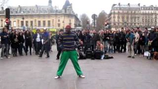 Street Dance in Paris near Metro Saint Michel [upl. by Airlia]