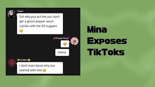 ●Mina Exposes TikToks MHA Texting Story● [upl. by Welker]