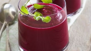 Recette  Gaspacho de betterave rouge [upl. by Norbel]