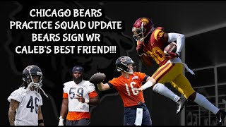 Chicago Bears Practice Squad Update  Roster Moves [upl. by Anaik376]