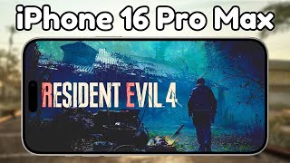 Resident Evil 4 Gameplay on iPhone 16 Pro Max [upl. by Hepsiba]