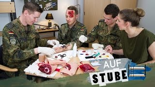 11 Auf Stube Schminken um Leben zu retten – die Wunddarsteller der Bundeswehr [upl. by Akisey]