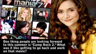 Alyson Stoner Interview DisneyMania 7 Camp Rock 2 Step Up 3D amp More [upl. by Cassidy]