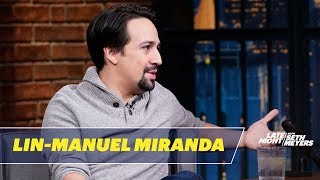 LinManuel Miranda on Rehearsing for Hamiltons Debut in Puerto Rico [upl. by Enoed]