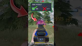 AIM ASSIST 😨🤯CODM BR Pro Setting 🔥CODMobile Setting Tips Tricks shorts codm cod callofdutymobile [upl. by Richara]