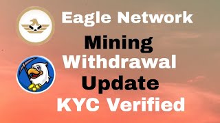 Eagle Network Mining Kyc verified New Withdrawal Update Eagle Cloud Mining CryptoKara Wallet [upl. by Aicenav]