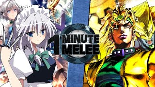 One Minute Melee Sakuya Izayoi Vs Dio Brando Music Only [upl. by Enid523]