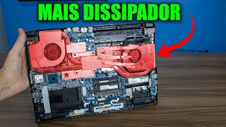 INSTALEI MAIS DISSIPADORES DENTRO DO NOTEBOOK ISSO DÁ CERTO [upl. by Nash]