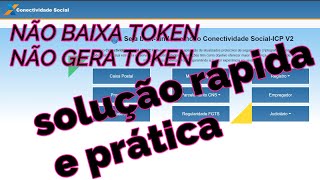 Solução rápida e práticaNão baixa token Não gera tokenConectividade Social IcpV2Traduzindo ICPv2 [upl. by Noinatrad]