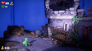 Luigis Mansion 3  Castle Set Torch Early [upl. by Brigette]