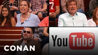 YouTube Commenters Invade Conans Audience  CONAN on TBS [upl. by Valle]