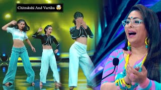 Chitrakshi New Performance in Indias best dancer season 4  Vartika jha and chitrakshi dance video [upl. by Arocat810]