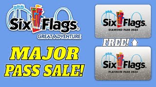 Major Six Flags Great Adventure Season Pass SALE [upl. by Gnanmos]