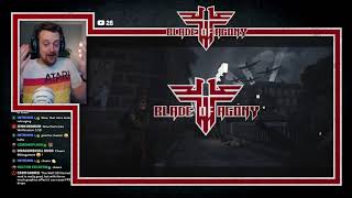 Wolfenstein 3D  Doom II MOD  Blade of Agony Chapter 1 🔴 Live stream 🔴 [upl. by Ailana]