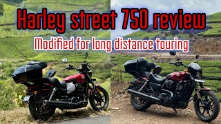 Harley Street 750 touring set up review in Malayalam [upl. by Anerev627]