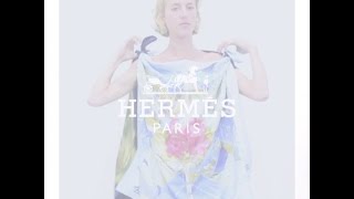 How To Wear An Hermes Scarf As A Top  StyleTribute [upl. by Yearwood]