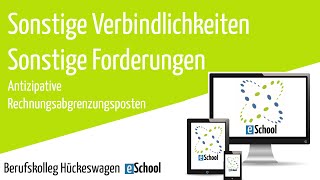 Sonstige Verbindlichkeiten sonstige Forderungen  antizipative RAP Buchungssätze einfach erklärt [upl. by Ruhnke]