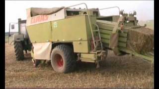 Hanomag Robust 900  Presse Claas Quadrant [upl. by Ketti]