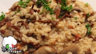 RISOTTO AI FUNGHI PORCINI una video ricetta da leccarsi i baffi  FoodVlogger [upl. by Caravette]