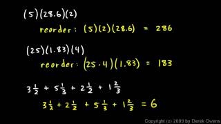 Algebra 1 201b  The Associative Property [upl. by Llien]