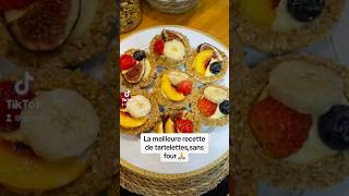 Meilleur recette de tartelette sans four idéal pour les étudiants 🙏 tarte tartelettes cuisine [upl. by Durand886]