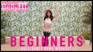 Beginners Bellydance  Beautiful Arms  No Equipment [upl. by Sitoiganap]