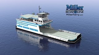 Miller Boat Line New Ferry Animation [upl. by Assili88]