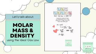 Determining the molar mass using the Ideal Gas Law made simple with chemwithcorinne118 [upl. by Quentin]