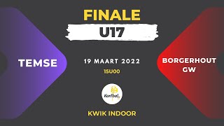 LIVESTREAM  Finale U17 Temse  BorgerhoutGW [upl. by Cybil551]